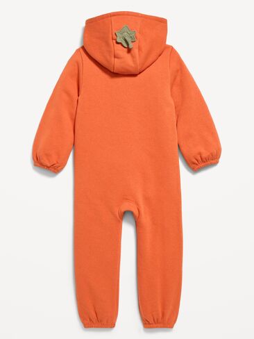 Old Navy Hooded Critter Unisex Fleece One-Piece for Toddler - Pumpkin in Kuwait