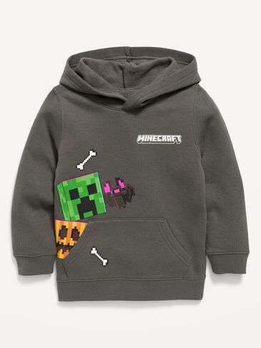 Old Navy Minecraft™ Unisex Graphic Pullover Hoodie - Panther Gray in Kuwait