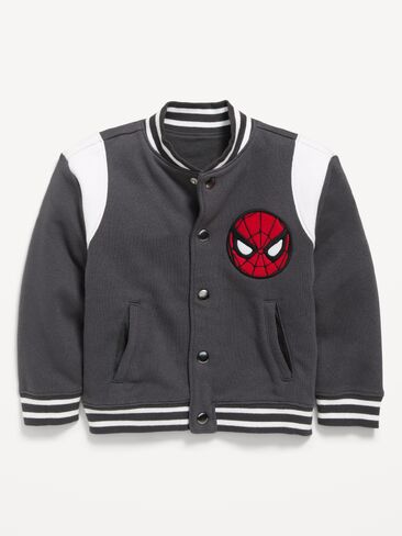 Old Navy Marvel™ Spider-Man Oversized Fleece Bomber Jacket for Toddler Boys - Panthers in Kuwait
