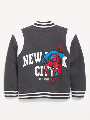Old Navy Marvel™ Spider-Man Oversized Fleece Bomber Jacket for Toddler Boys - Panthers in Kuwait