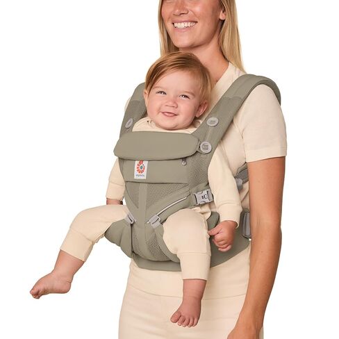 Ergobaby Omni 360 All-Position Baby Carrier for Newborn to Toddler with Lumbar Support & Cool Air Mesh (7-45 Lb), Oxford Blue in Saudi Arabia