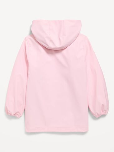 Old Navy Water-Resistant Oversized Hooded Jacket for Girls - Wild Pink Cheetah in Kuwait