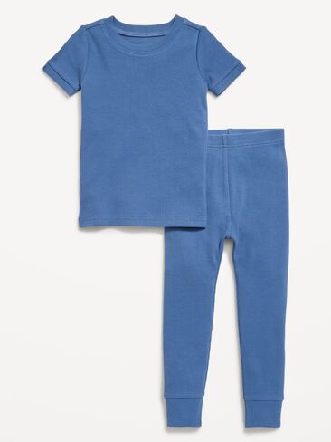 Old Navy Snug-Fit Ribbed Pajama Set for Toddler & Baby - South Wind in Kuwait
