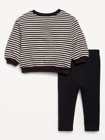 Old Navy Graphic Sweatshirt and Leggings Set for Baby - Ghost in Kuwait