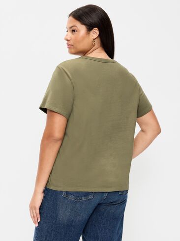 Old Navy EveryWear Crew-Neck Graphic T-Shirt - Dill Caper in Kuwait