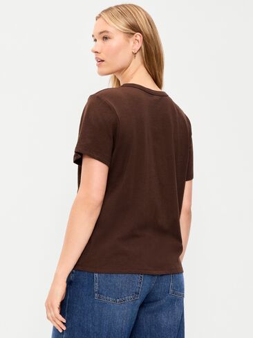 Old Navy EveryWear Crew-Neck Graphic T-Shirt - Earthen in Kuwait