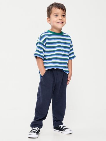 Old Navy Barrel-Leg Knit Pants for Toddler Boys - In the Navy in Kuwait