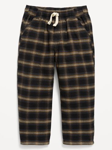 Old Navy Pull-On Barrel-Leg Pants for Toddler Boys - Plaid in Kuwait