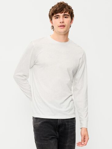 Old Navy Loose Rotation Crew-Neck T-Shirt - Light Heather Gray in Kuwait