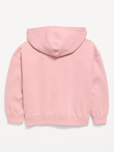 Old Navy Oversized Pullover Hoodie for Girls - Abalone Pink in Kuwait