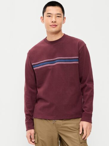 Old Navy Long-Sleeve Heavyweight Rotation T-Shirt - Reddy Or Not in Kuwait
