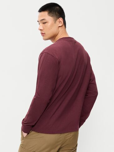 Old Navy Long-Sleeve Heavyweight Rotation T-Shirt - Reddy Or Not in Kuwait