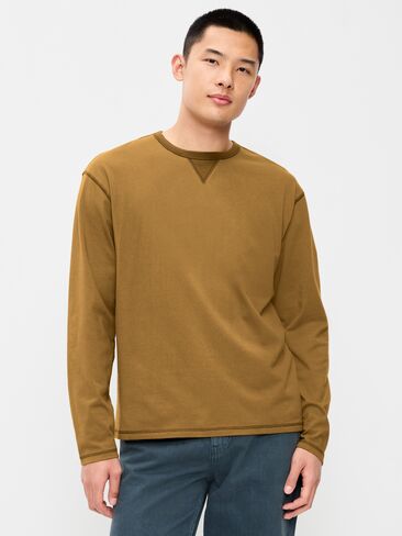 Old Navy Heavyweight Long-Sleeve T-Shirt - Wetland Reed in Kuwait