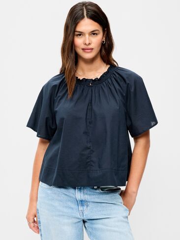 Old Navy Loose Short-Sleeve Top - In the Navy in Kuwait