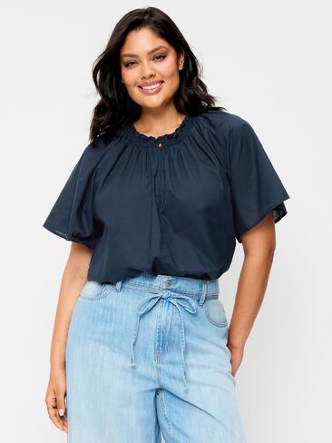 Old Navy Loose Short-Sleeve Top - In the Navy in Kuwait