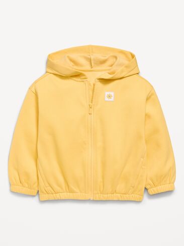 Old Navy Full-Zip Hoodie for Toddler Girls - Buttercup Yellow in Kuwait