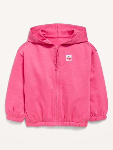 Old Navy Full-Zip Hoodie for Toddler Girls - Bright Lacquer in Kuwait