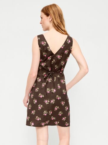 Old Navy Sleeveless A-Line Mini Dress - Multi Floral in Kuwait