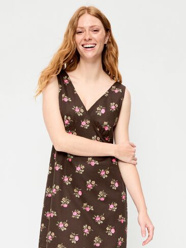 Old Navy Sleeveless A-Line Mini Dress - Multi Floral in Kuwait