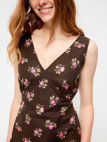 Old Navy Sleeveless A-Line Mini Dress - Multi Floral in Kuwait