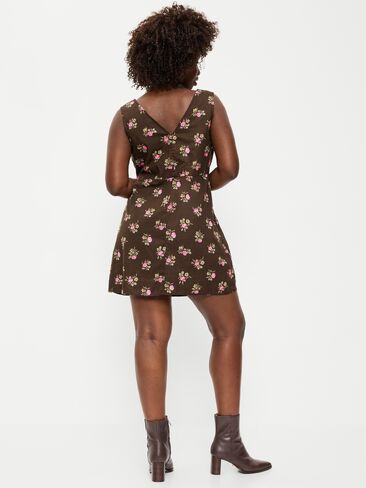 Old Navy Sleeveless A-Line Mini Dress - Multi Floral in Kuwait