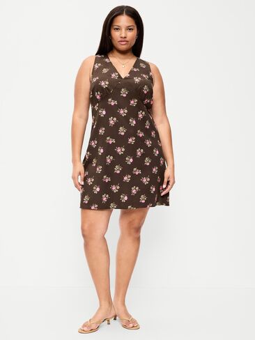 Old Navy Sleeveless A-Line Mini Dress - Multi Floral in Kuwait