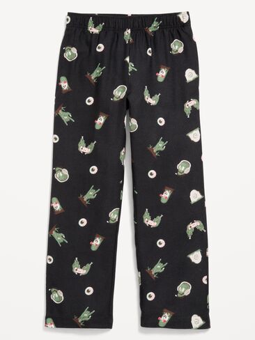 Old Navy Printed Flannel Pajama Pants for Boys - Zombie Gamers in Kuwait