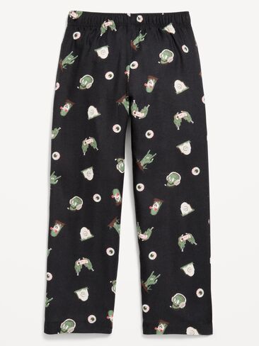 Old Navy Printed Flannel Pajama Pants for Boys - Zombie Gamers in Kuwait