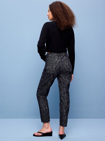 Old Navy High-Waisted OG Straight Ankle Jeans - Rattlesnake Print in Kuwait
