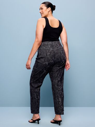Old Navy High-Waisted OG Straight Ankle Jeans - Rattlesnake Print in Kuwait
