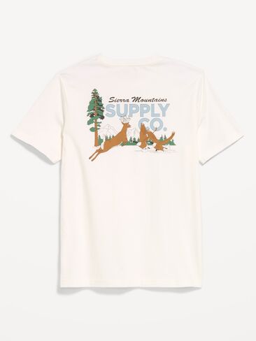 Old Navy Graphic T-Shirt - Sea Salt and Vinegar in Kuwait