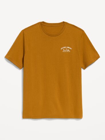 Old Navy Heavyweight Graphic T-Shirt - Baltic Amber in Kuwait