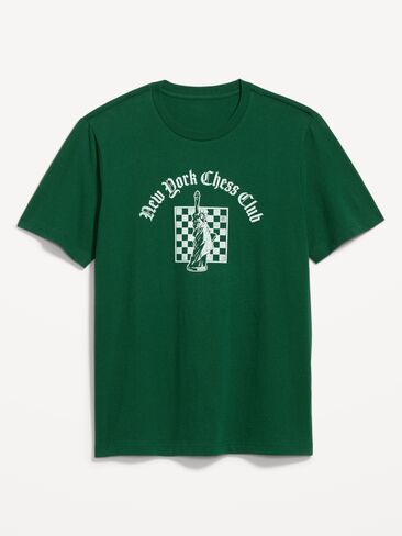 Old Navy Heavyweight Graphic T-Shirt - Field Of Greens in Kuwait