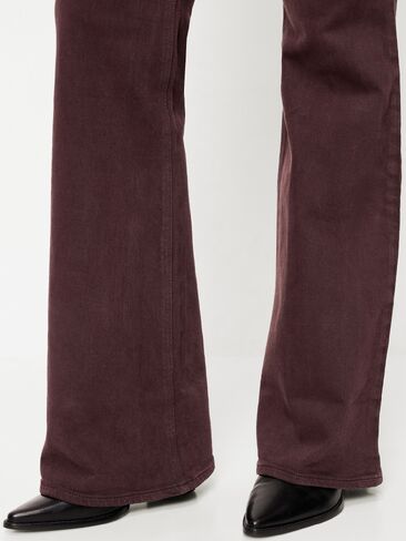 Old Navy High-Waisted Flare Jeans - Plum Wine in Kuwait