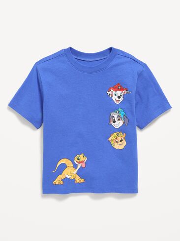 Old Navy Paw Patrol™ Oversized Unisex Graphic T-Shirt for Toddler - Crayon Blue in Kuwait
