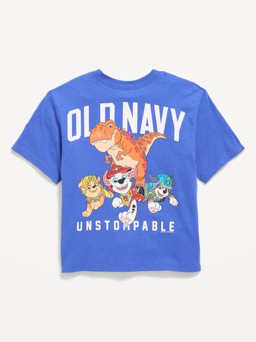Old Navy Paw Patrol™ Oversized Unisex Graphic T-Shirt for Toddler - Crayon Blue in Kuwait