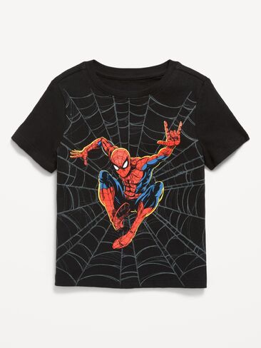 Old Navy Marvel™ Spider-Man Unisex Graphic T-Shirt for Toddler - Black Jack in Kuwait