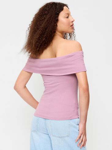 Old Navy Off-The-Shoulder Fitted Top - Rose Dawn in Kuwait