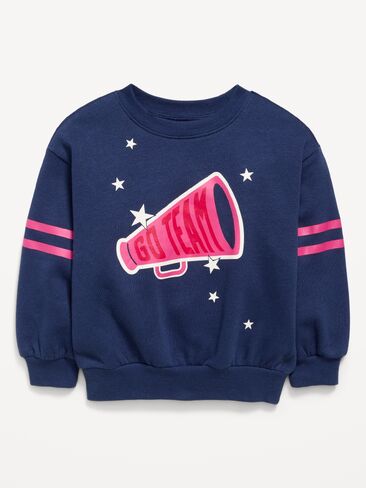 Old Navy Long-Sleeve Graphic Sweatshirt for Toddler Girls - Obscure Night in Kuwait