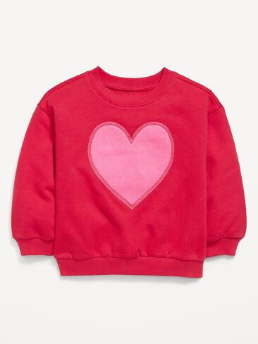 Old Navy Oversized Long-Sleeve Graphic Sweatshirt for Toddler Girls - Fruit Jam in Kuwait