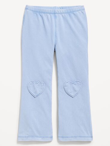 Old Navy Faux-Denim Flared Leggings for Toddler Girls - Light Wash in Kuwait