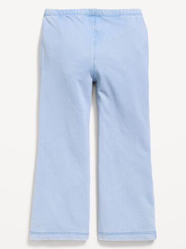 Old Navy Faux-Denim Flared Leggings for Toddler Girls - Light Wash in Kuwait