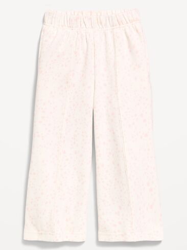 Old Navy Dynamic Fleece Wide-Leg Sweatpants for Toddler Girls - Sea Salt in Kuwait