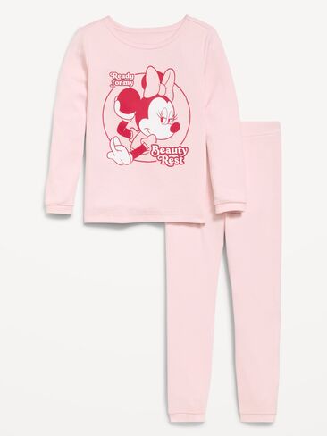 Old Navy Disney© Snug-Fit Graphic Pajama Set for Toddler & Baby - Pink Minnie Mouse in Kuwait