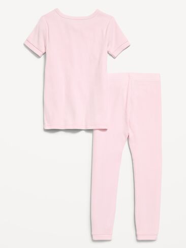 Old Navy Snug-Fit Ribbed Pajama Set for Toddler & Baby - Blush On You in Kuwait