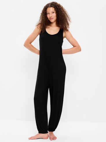 Old Navy Harem-Leg Pajama Jumpsuit - Black Jack in Kuwait