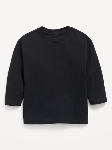 Old Navy Long-Sleeve T-Shirt for Toddler Boys - Black Jack in Kuwait