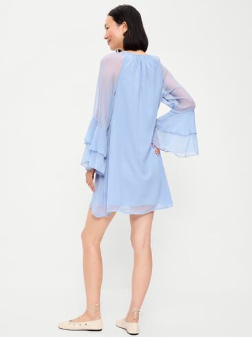 Old Navy Bell-Sleeve Boho Mini Dress - Shady Lane in Kuwait