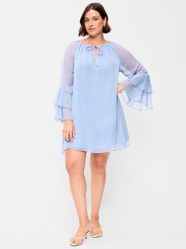 Old Navy Bell-Sleeve Boho Mini Dress - Shady Lane in Kuwait