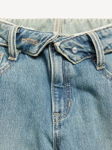 Old Navy Super Baggy Wide-Leg Jeans for Girls - Medium Wash in Kuwait